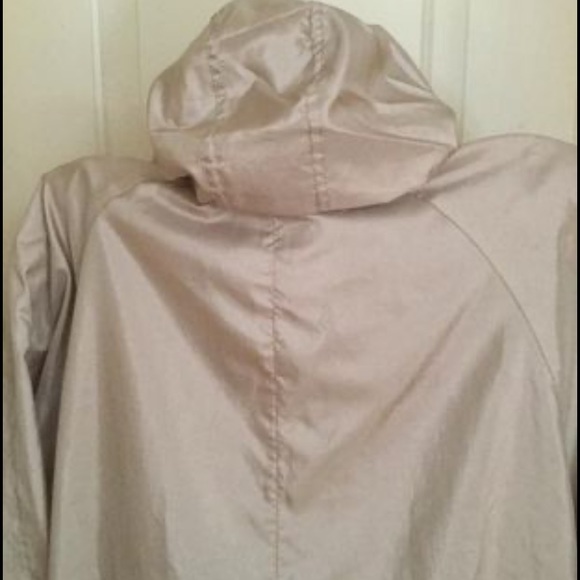 Alorna champagne beige hooded coat lightweight Spring/ autumn women’s 9/10 - Picture 6 of 14